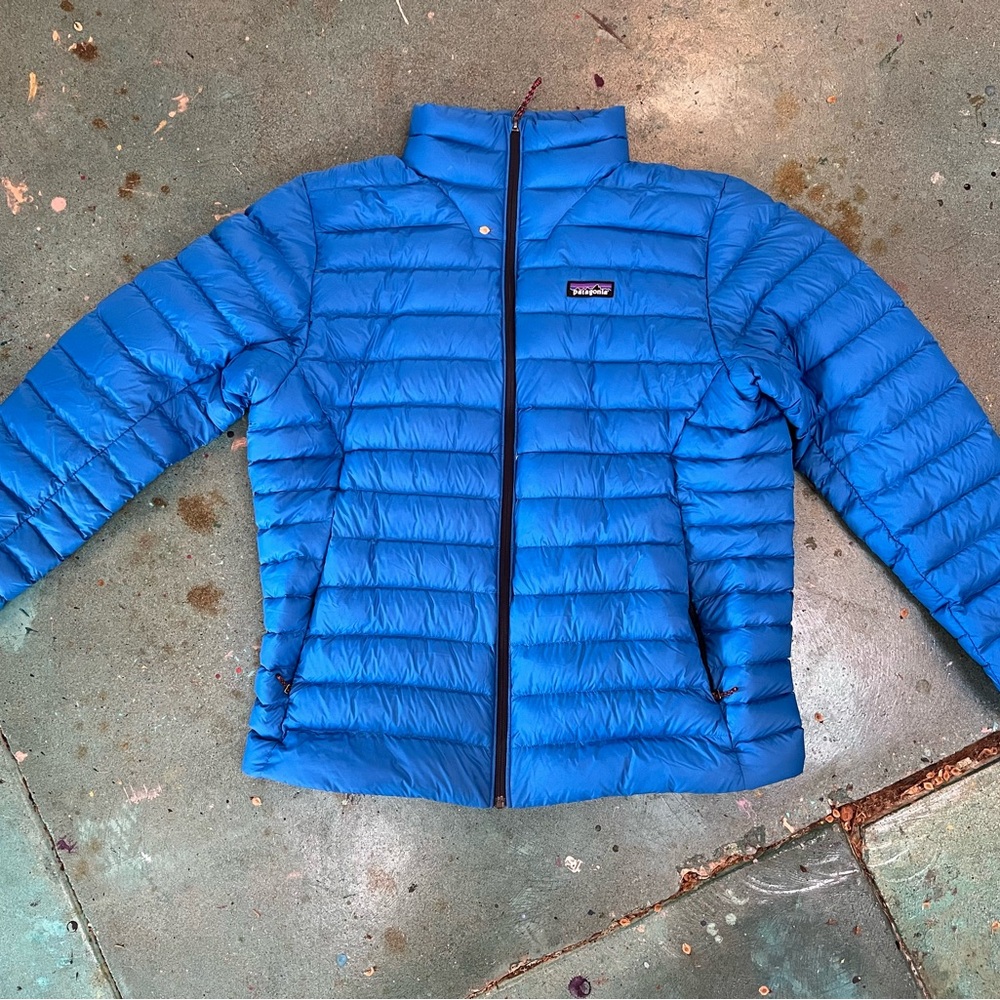 Patagonia Blue Puffer Jacket